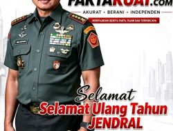 Keluarga Besar Media FaktaKuat.Com Mengucapkan Selamat Ulang Tahun Kepada Panglima TNI: Teguhkan Persatuan, Jaga Kedaulatan, Lindungi Seluruh Rakyat!