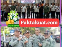 Danru Polmob Perhutani KPH Semarang Bersama Jajaran Perhutani Lainnya Hadiri Apel Siaga Karhutla Bersama Di Polres Grobogan