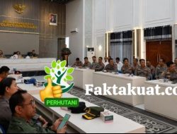 Titus Aryanto Administatur/ KKPH Telawa Hadiri Rakor Siaga Kebakaran Hutan & Lahan Di Polres Grobogan