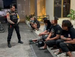 Tim Sparta Polresta Surakarta Amankan 4 Orang Diduga Intimidasi Warga yang Nongkrong di Solo