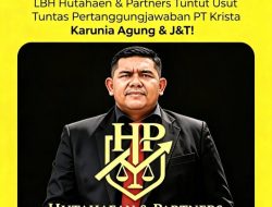 Kecelakaan Kerja Diduga Tanpa BPJS, LBH Hutahaen & Partners Desak PT Krista Karunia Agung dan J&T Bertanggung Jawab