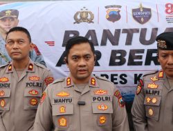 Polres Kudus Salurkan 24 Ribu Liter Air Bersih untuk Warga Glagahwaru