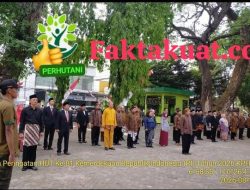 Perum Perhutani KPH Semarang Melaksanakan Upacara Bendera Pada Peringatan HUT Kemerdekaan RI ke-81