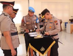 Polres Kudus Gelar Sertijab Dua Kapolsek, Kapolres Tekankan Integritas dan Penguatan Kamtibmas