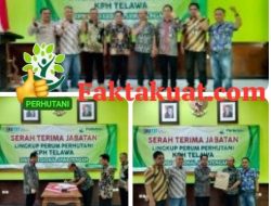 Perum Perhutani KPH Telawa Gelar Pelantikan Dan Serah Terima Jabatan Kepala TPK & Penguji Kayu