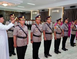 Kapolrestabes Semarang Pimpin Sertijab Enam Kapolsek Jajaran, Dorong Penguatan Pelayanan dan Kamtibmas