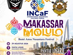 Bumi Anoa Nusantara Festival Usung “Mangkasara’ Molulo 2026”: Sinergi AMBA SULTRA dan Lembaga Adat Kerajaan Gowa di Kota Makassar