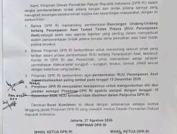 SUFMI DASCO JANJI RUU PERAMPASAN ASET RAMPUNG 2026 CAPA INI MOMENTUM BESAR BERANTAS KORUPSI