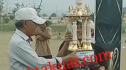 Support Dari H Dwi Oyong Tim Kesebelasan DAMAI FC Sugihmanik Tundukkan AKI FC Godong Laga Final Turnamen Sepakbola Sugihmanik Cup U-34