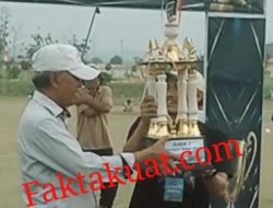 Support Dari H Dwi Oyong Tim Kesebelasan DAMAI FC Sugihmanik Tundukkan AKI FC Godong Laga Final Turnamen Sepakbola Sugihmanik Cup U-34