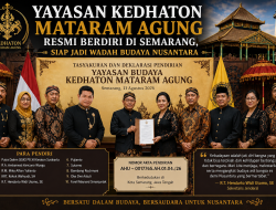  ” Yayasan Budaya  Kedhaton Mataram Agung” lahir di Kota Semarang !!!