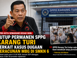 DPRD Kota Semarang Desak BGN Tutup Permanen SPPG Karang Turi Usai Dugaan Keracunan MBG
