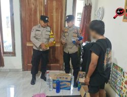 Polisi Sita 40 Botol Miras dari Dua Penjual di Dawe Kudus
