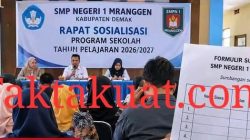 Ngeri…..! SMP Negeri 1 Mranggen – Demak Gelar Rapat Sosialisasi Program Sekolah Ujung Ujungnya Minta Sumbangan Ke Wali Murid Tanpa Kejelasan